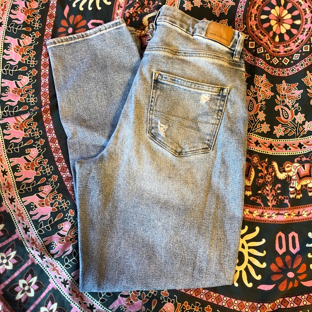 American Eagle Curvy Mom Jean Size 8 LONG